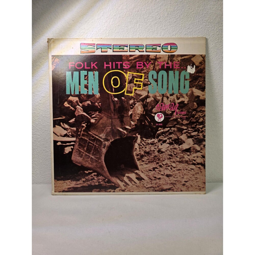 Vintage Men of Song Folk Hits LP Record, Folk Music Vinyl Album, Camay CA 3008